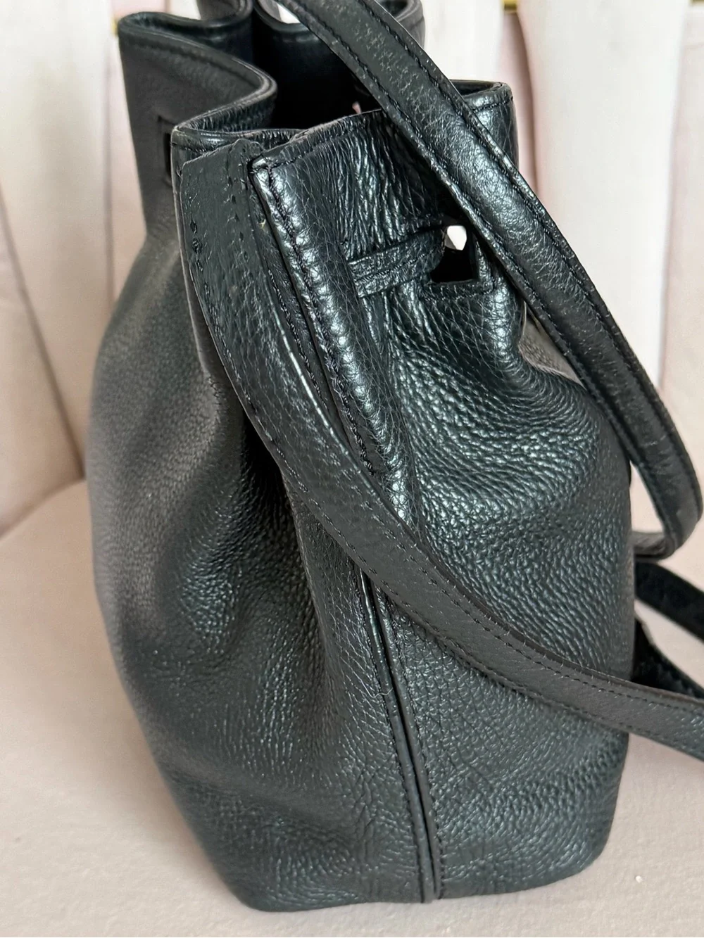 Kate Spade ♠️ Cooper Grey Street Black Leather Crossbody